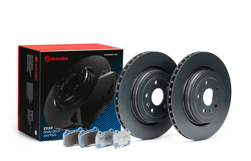 Tesla Model S Brake Kit - Rear - Brembo OE - EV Kit Disc-Pad - `12-`21